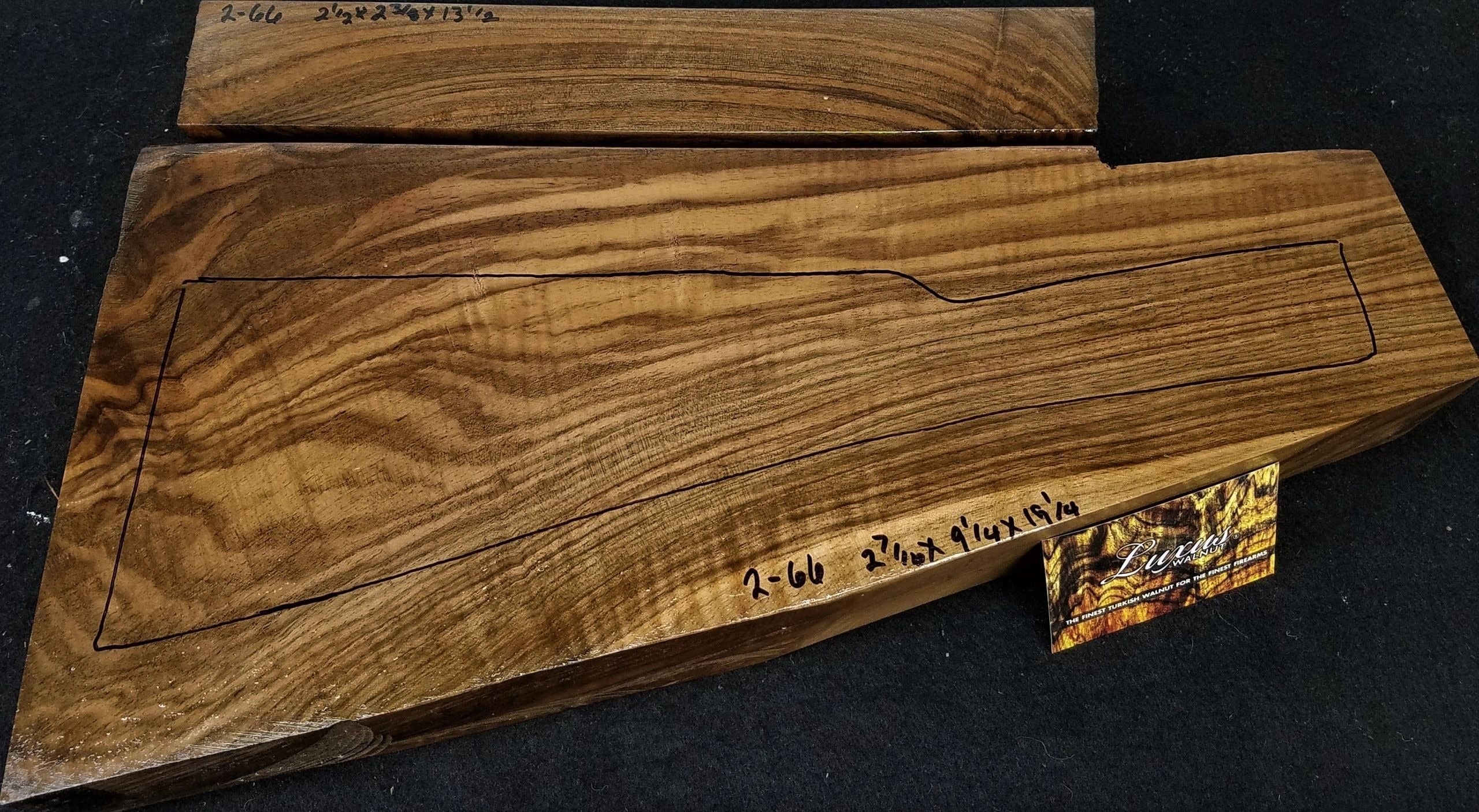 2-Piece Shotgun / Double Rifle Blank #2-66