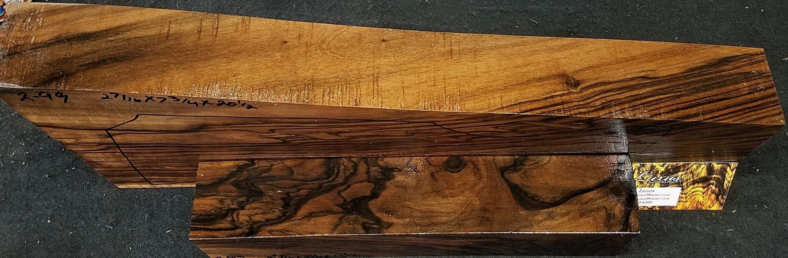 2-Piece Shotgun / Double Rifle Blank #2-99