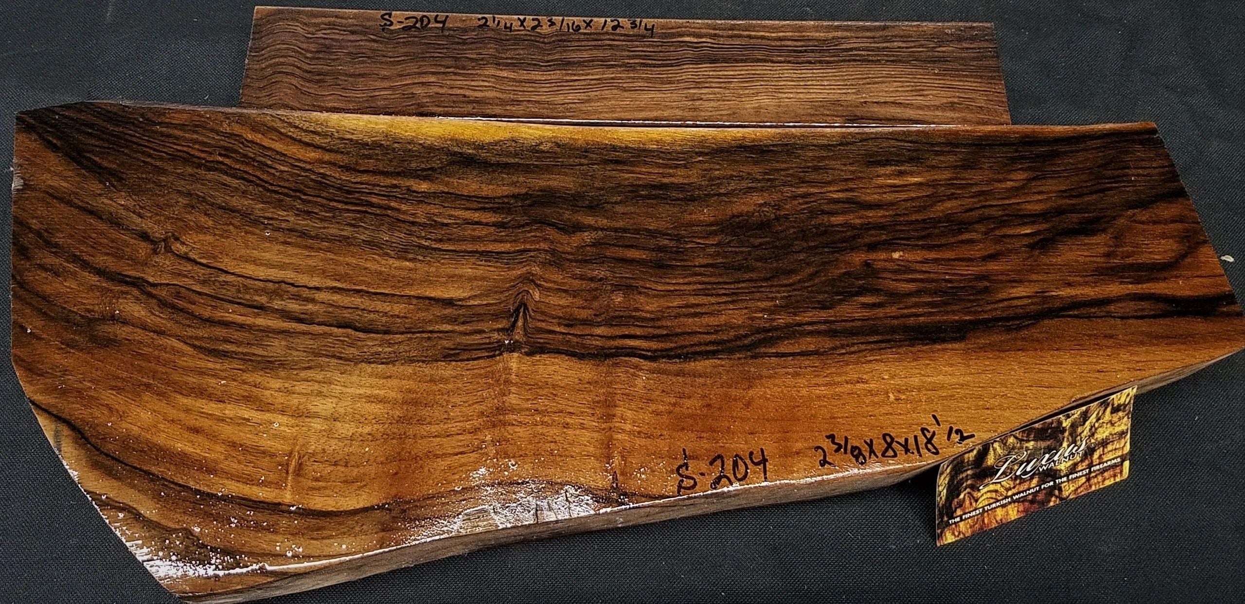 2-Piece Shotgun / Double Rifle Blank #S-204