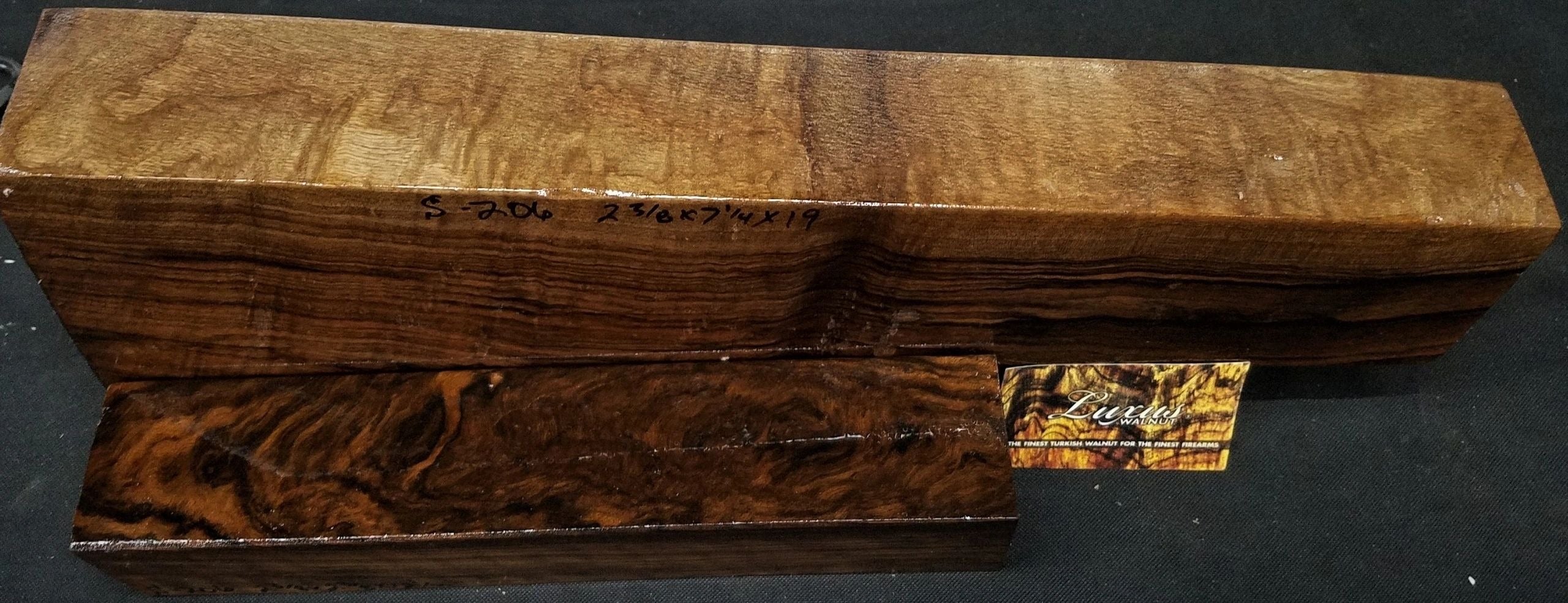 2-Piece Shotgun / Double Rifle Blank #S-206B