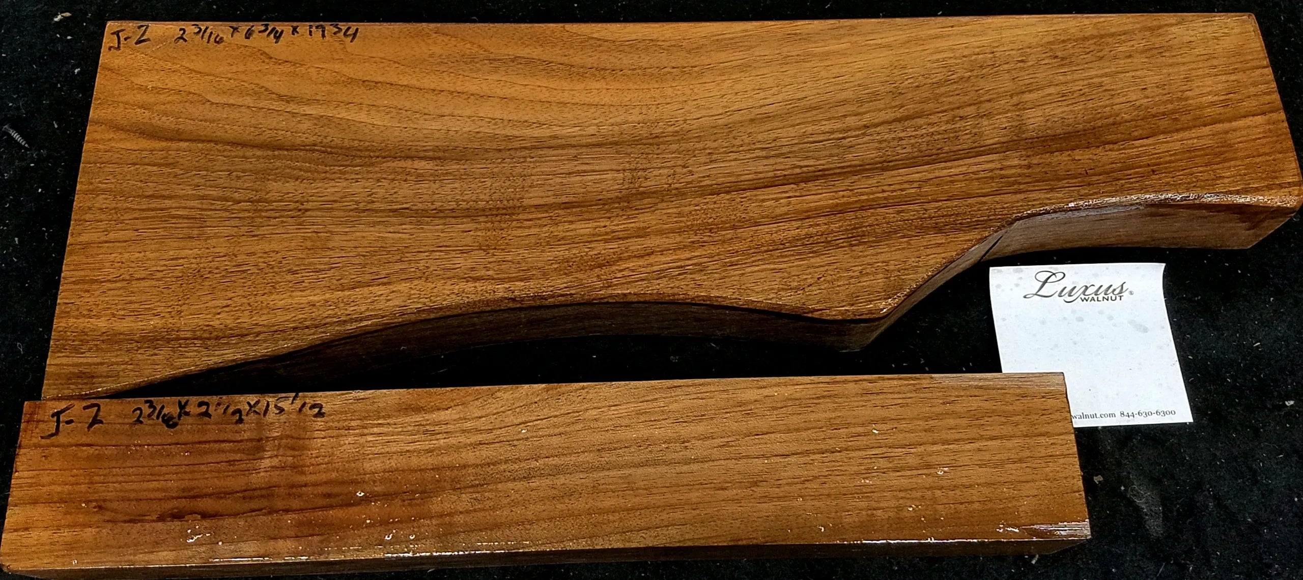 2-Piece Shotgun / Double Rifle Blank #J-2