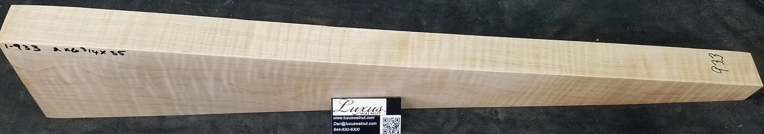 Curly Maple Rifle Blank #1-933