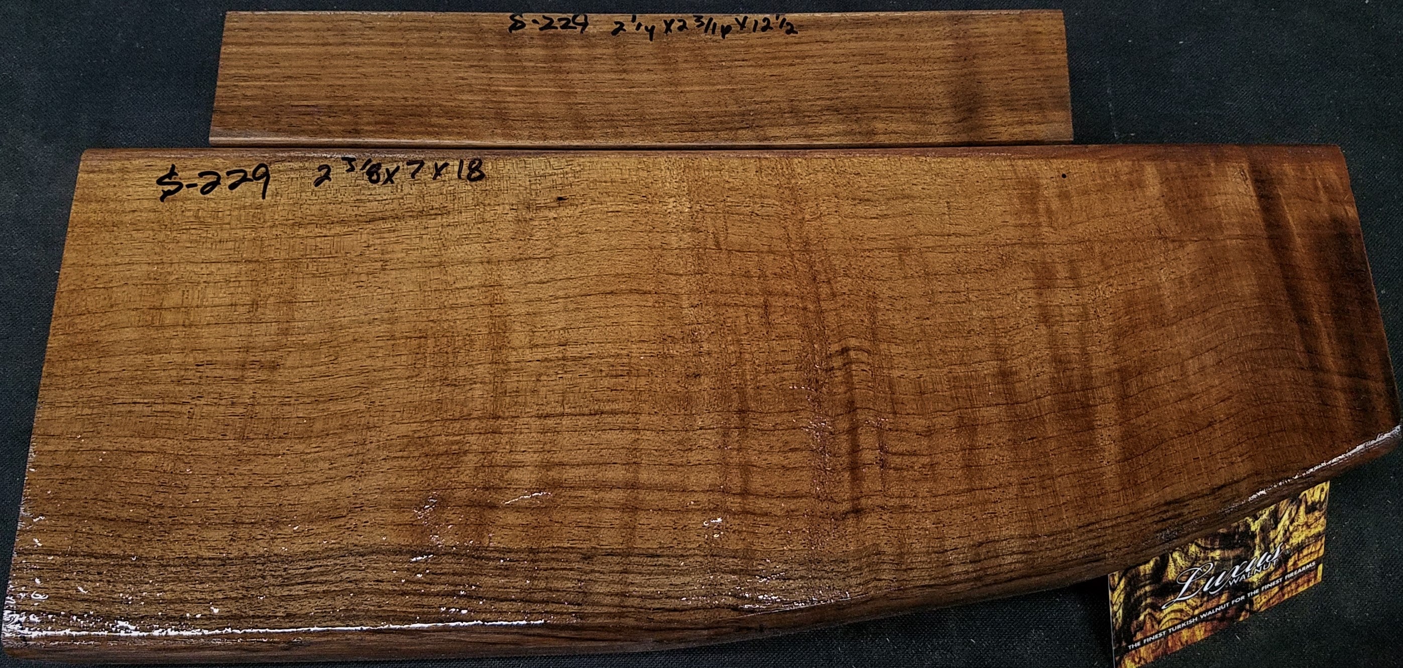 2-Piece Shotgun / Double Rifle Blank #S-229