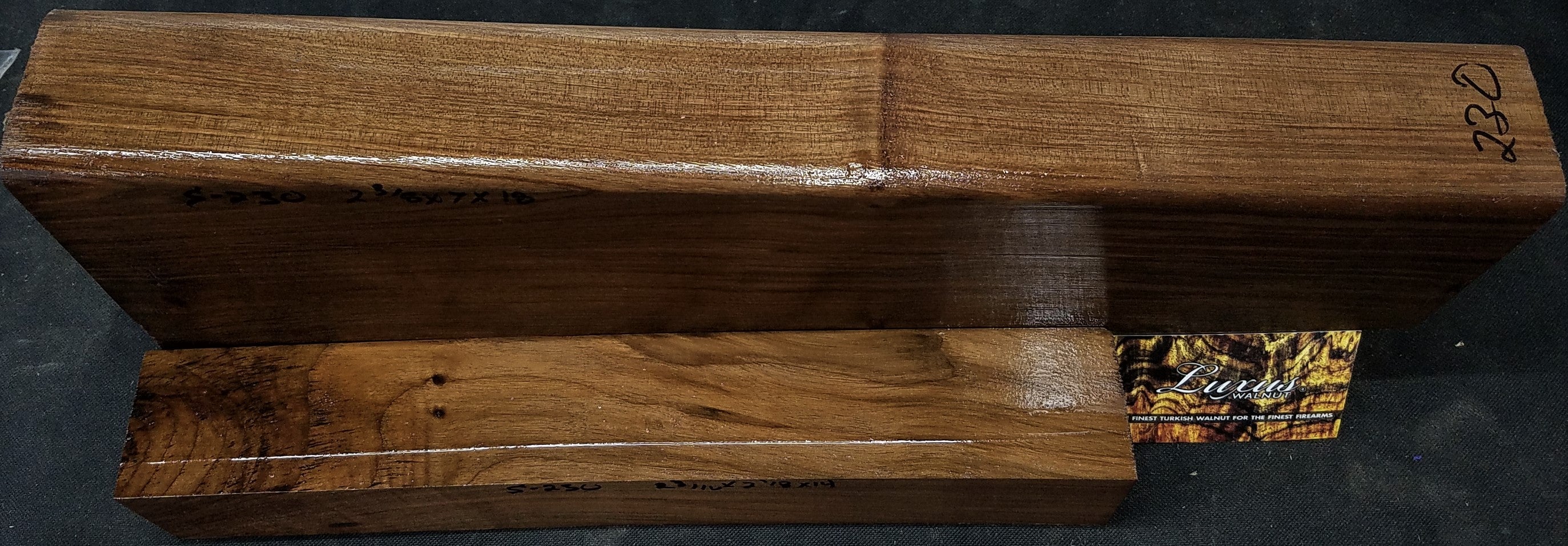 2-Piece Shotgun / Double Rifle Blank #S-230