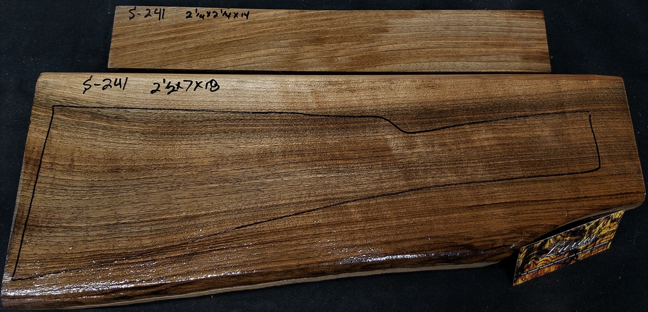 2-Piece Shotgun / Double Rifle Blank #S-241