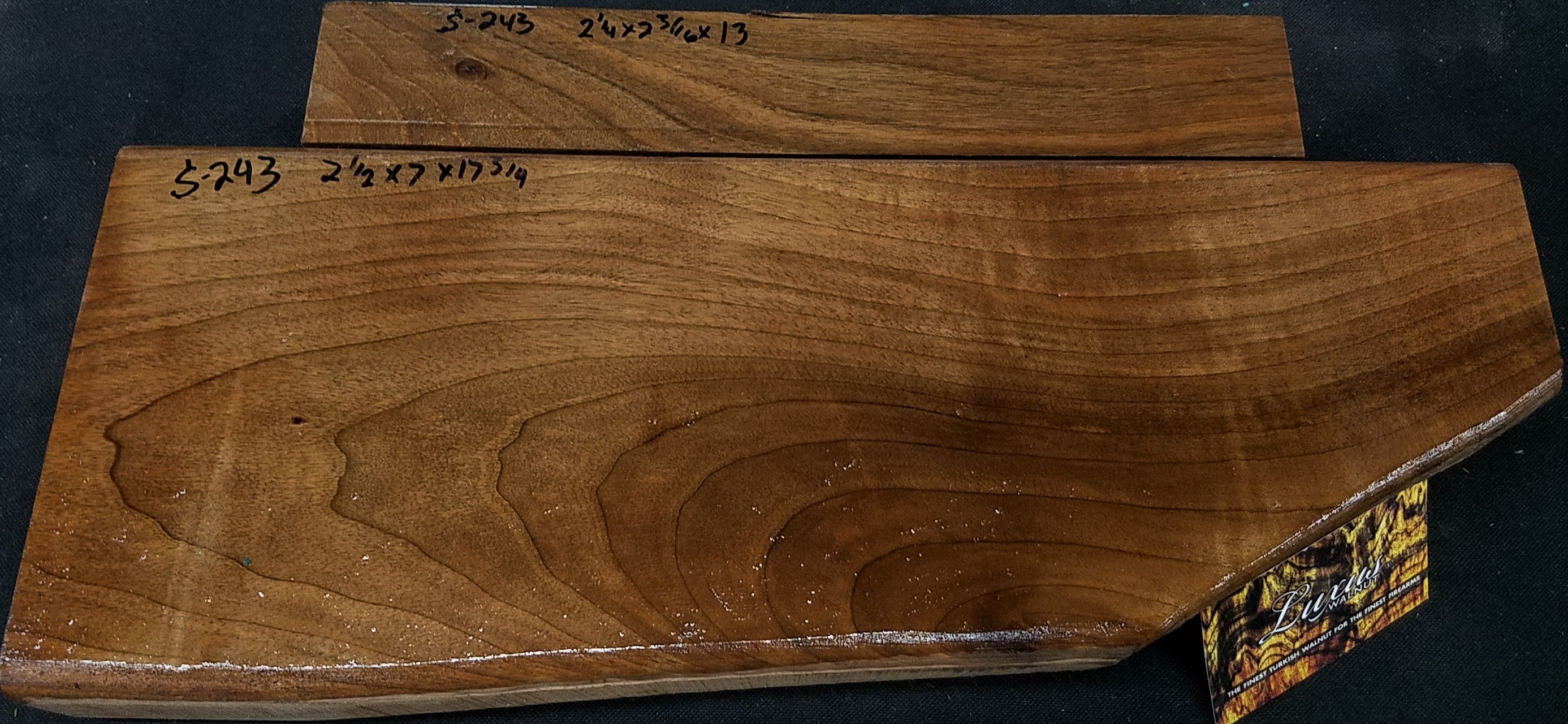 2-Piece Shotgun / Double Rifle Blank #S-243