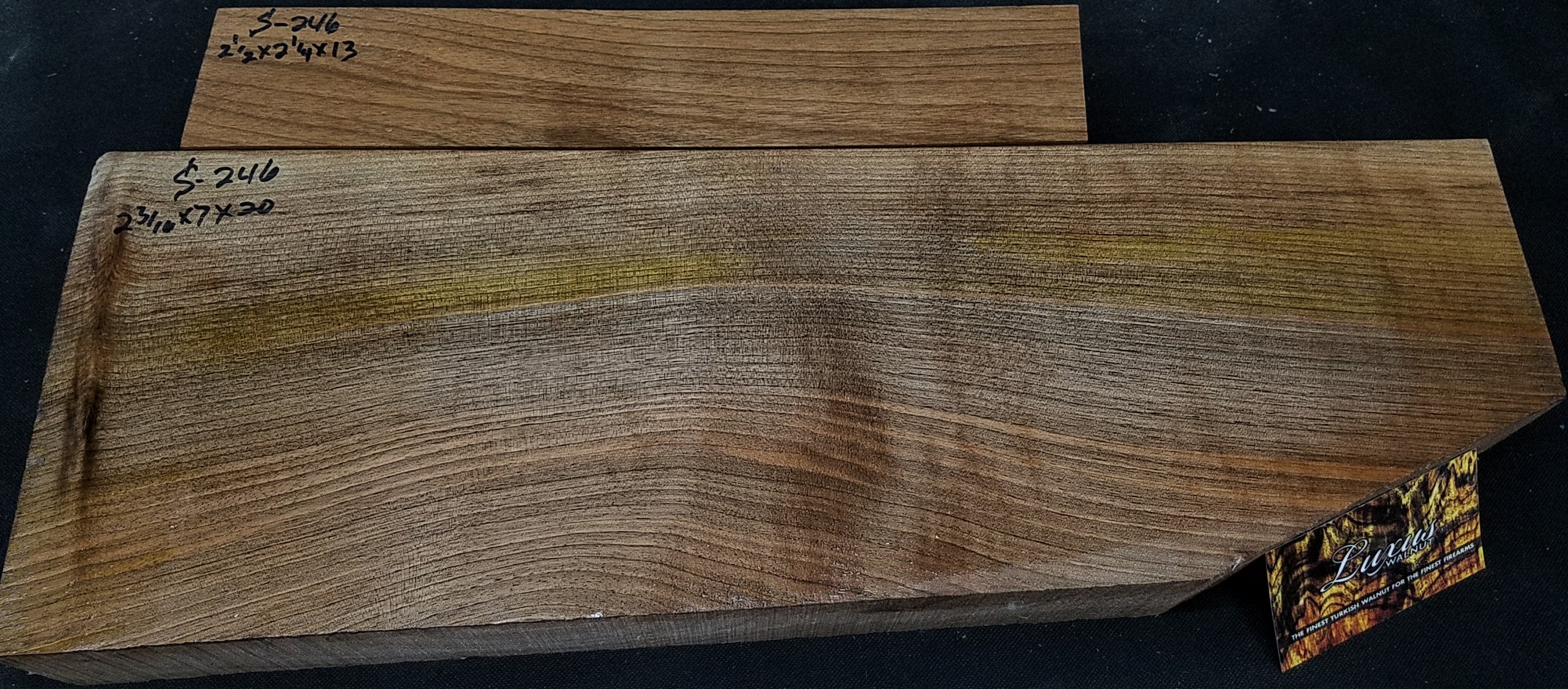 2-Piece Shotgun / Double Rifle Blank #S-246