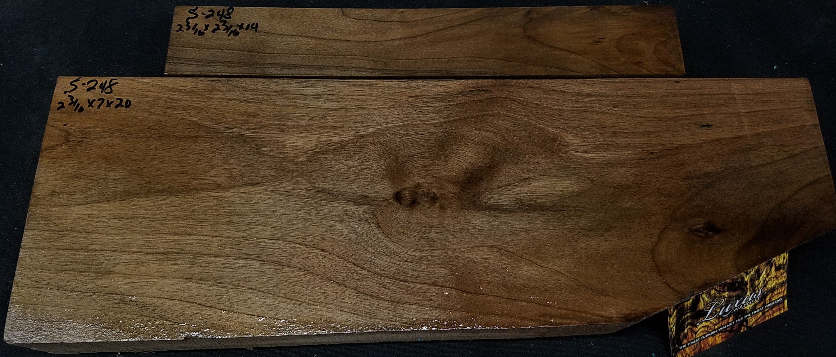 2-Piece Shotgun / Double Rifle Blank #S-248