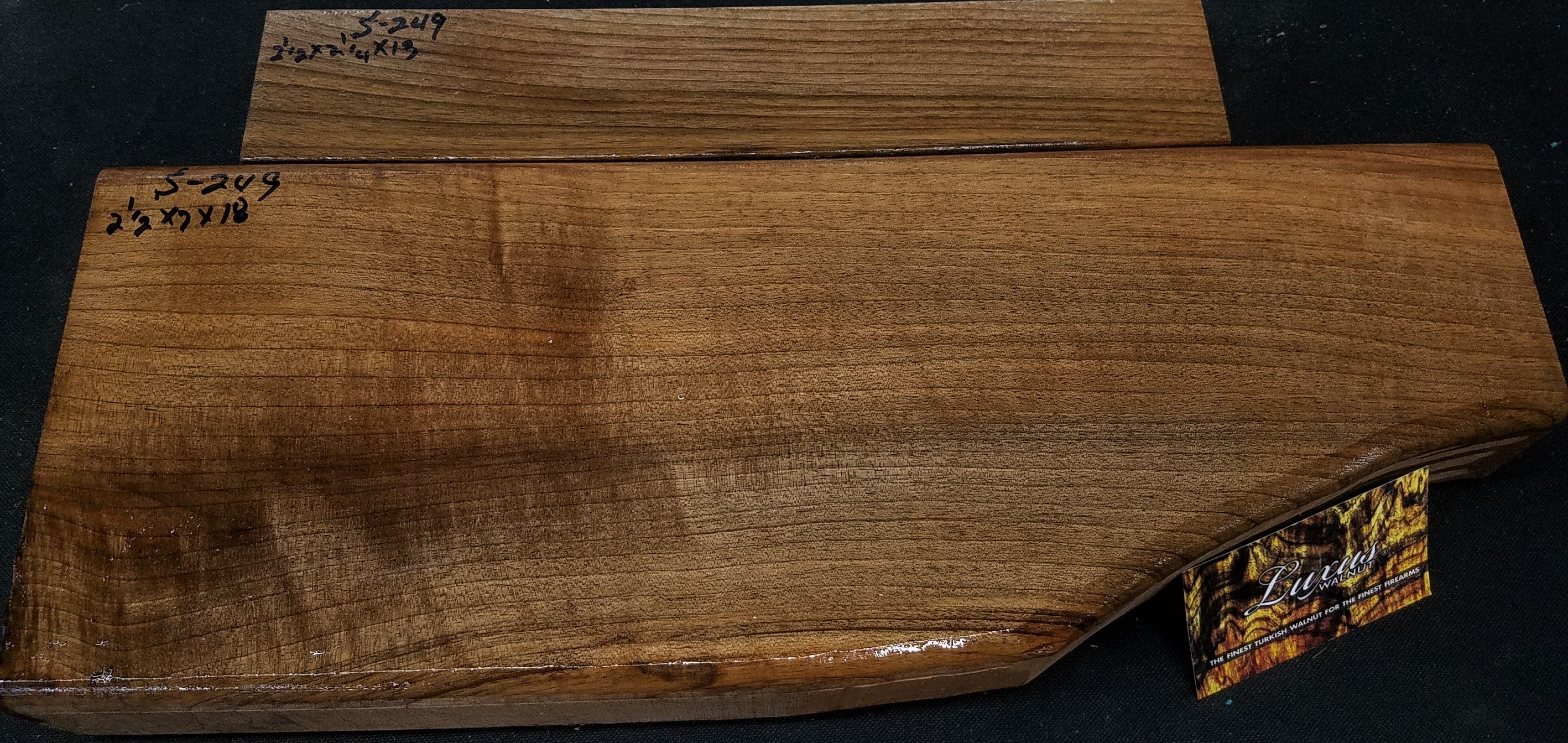 2-Piece Shotgun / Double Rifle Blank #S-249