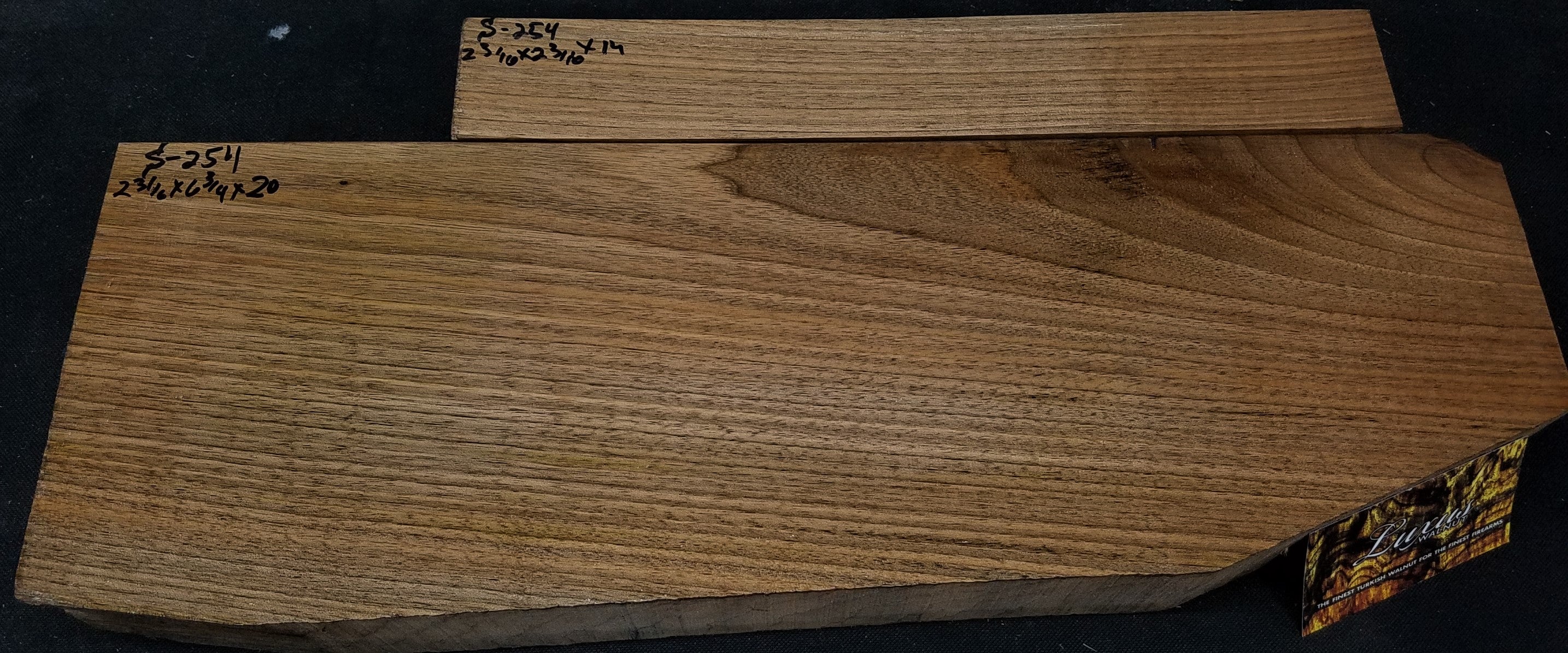 2-Piece Shotgun / Double Rifle Blank #S-254