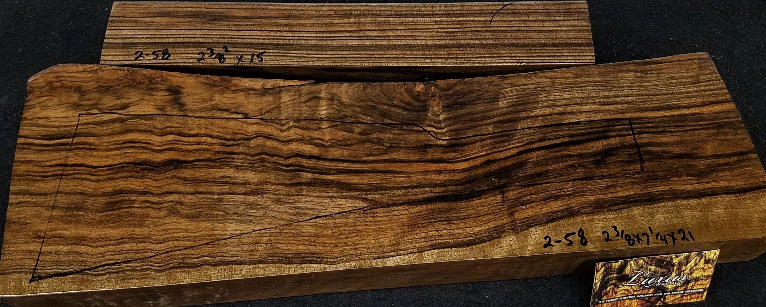 2-Piece Shotgun / Double Rifle Blank #2-58