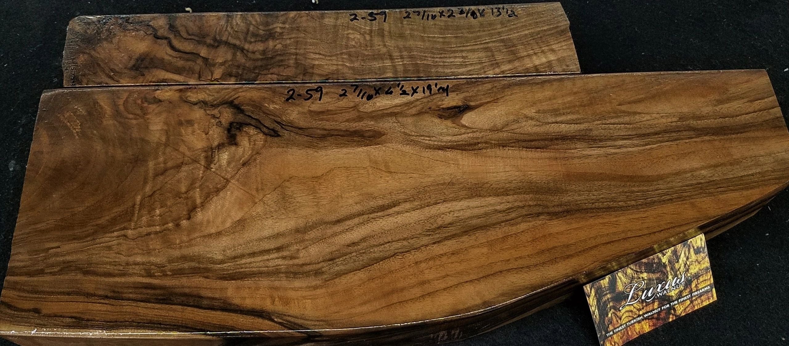 2-Piece Shotgun / Double Rifle Blank #2-59