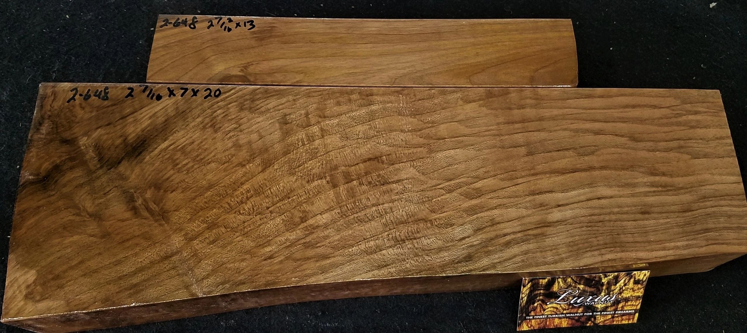 2-Piece Shotgun / Double Rifle Blank #2-648