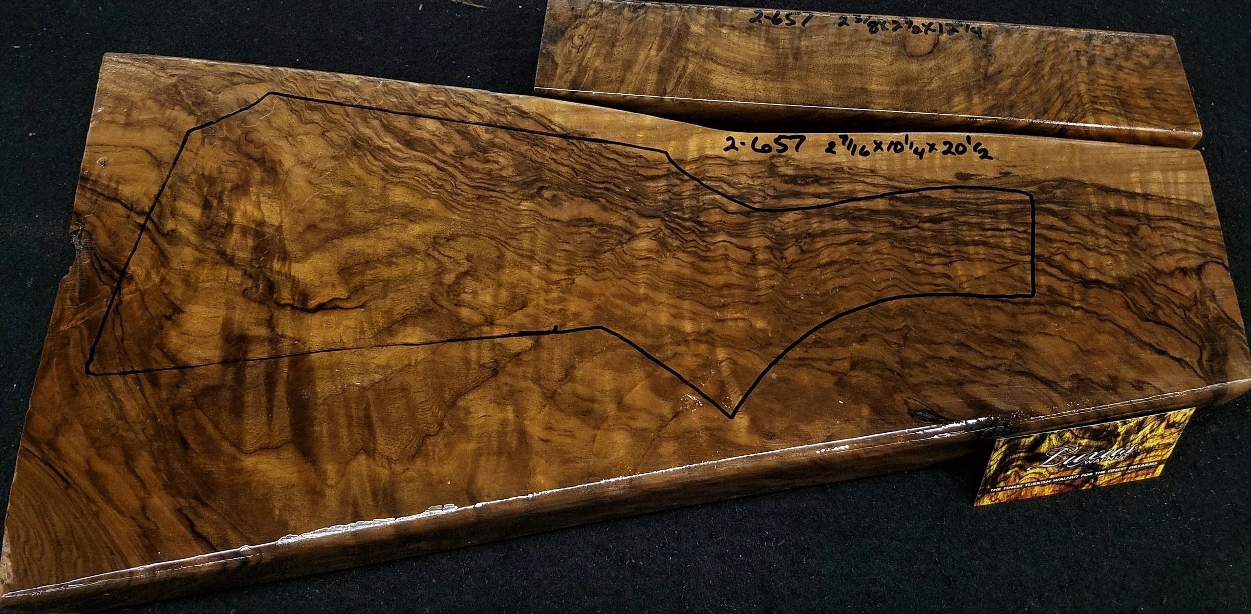 2-Piece Shotgun / Double Rifle Blank #2-657