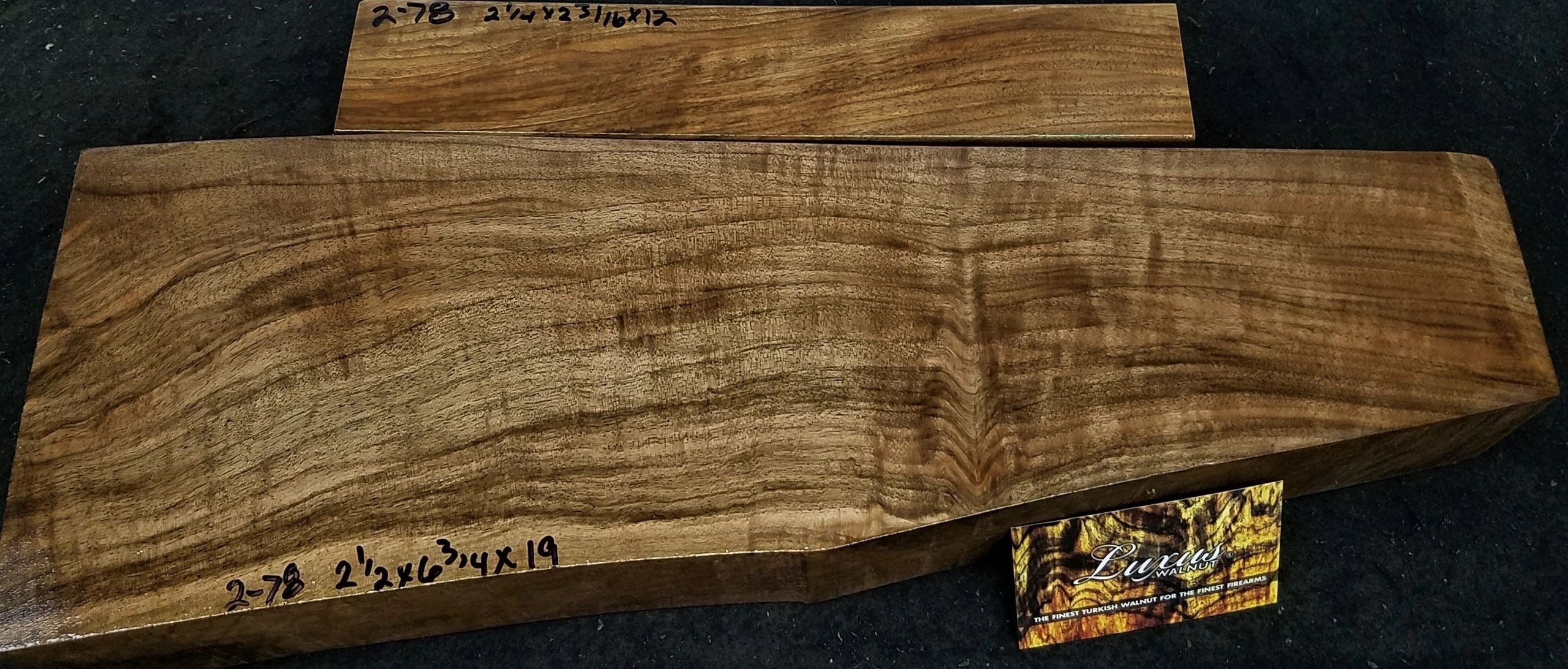 2-Piece Shotgun / Double Rifle Blank #2-78