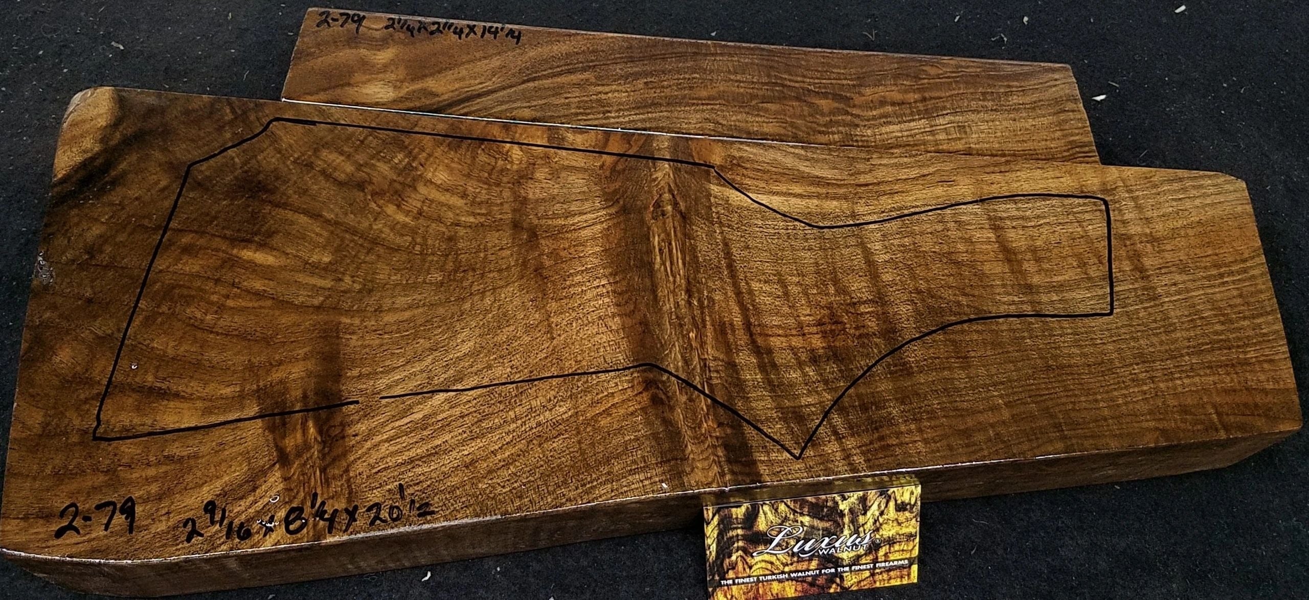 2-Piece Shotgun / Double Rifle Blank #2-79