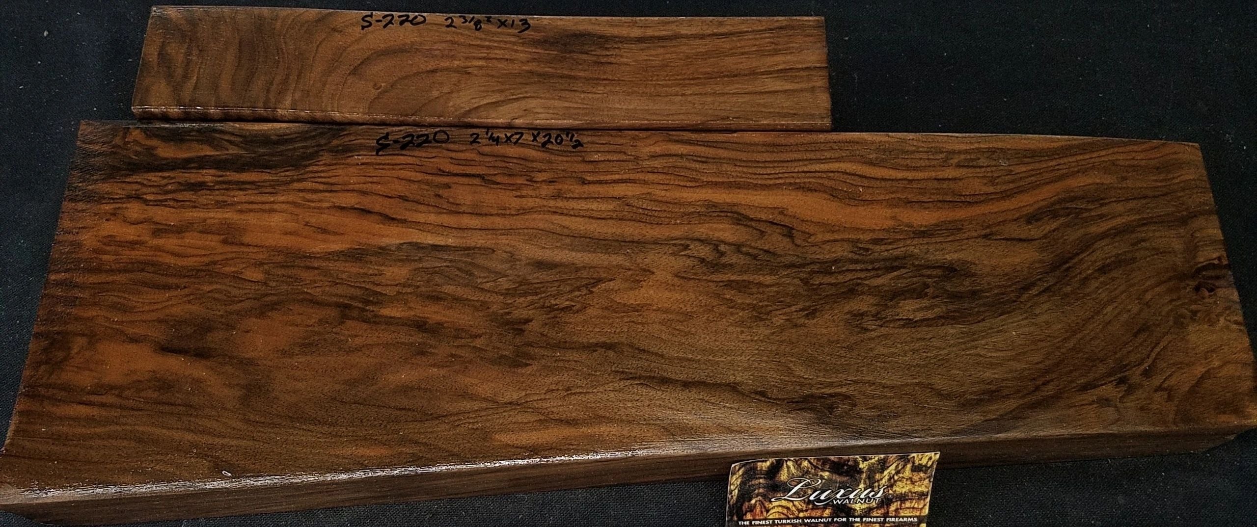 2-Piece Shotgun / Double Rifle Blank #S-220