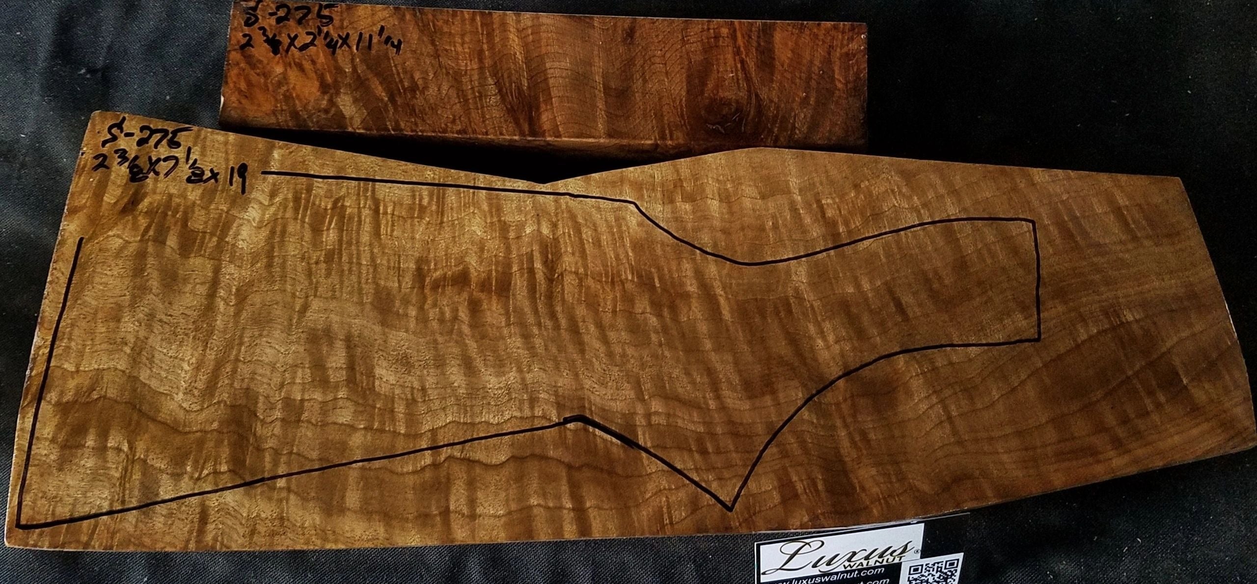 2-Piece Shotgun / Double Rifle Blank #S-275