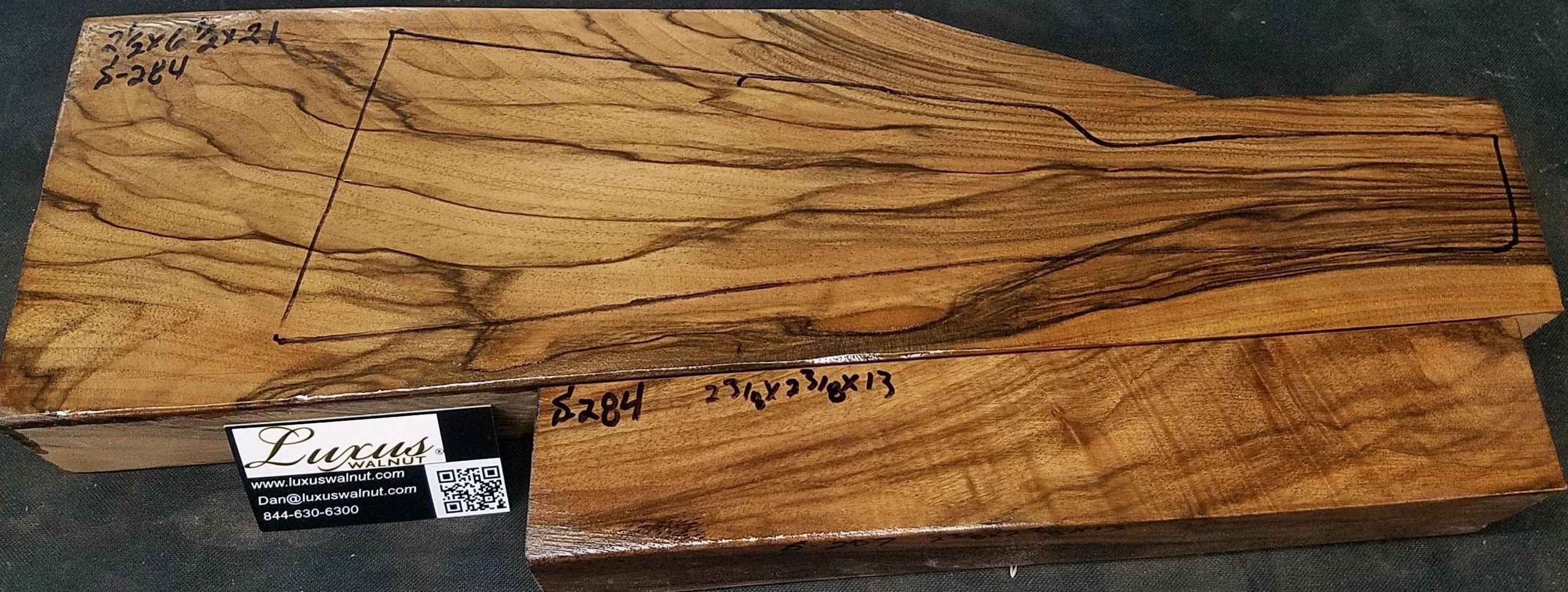 2-Piece Shotgun / Double Rifle Blank #S-284