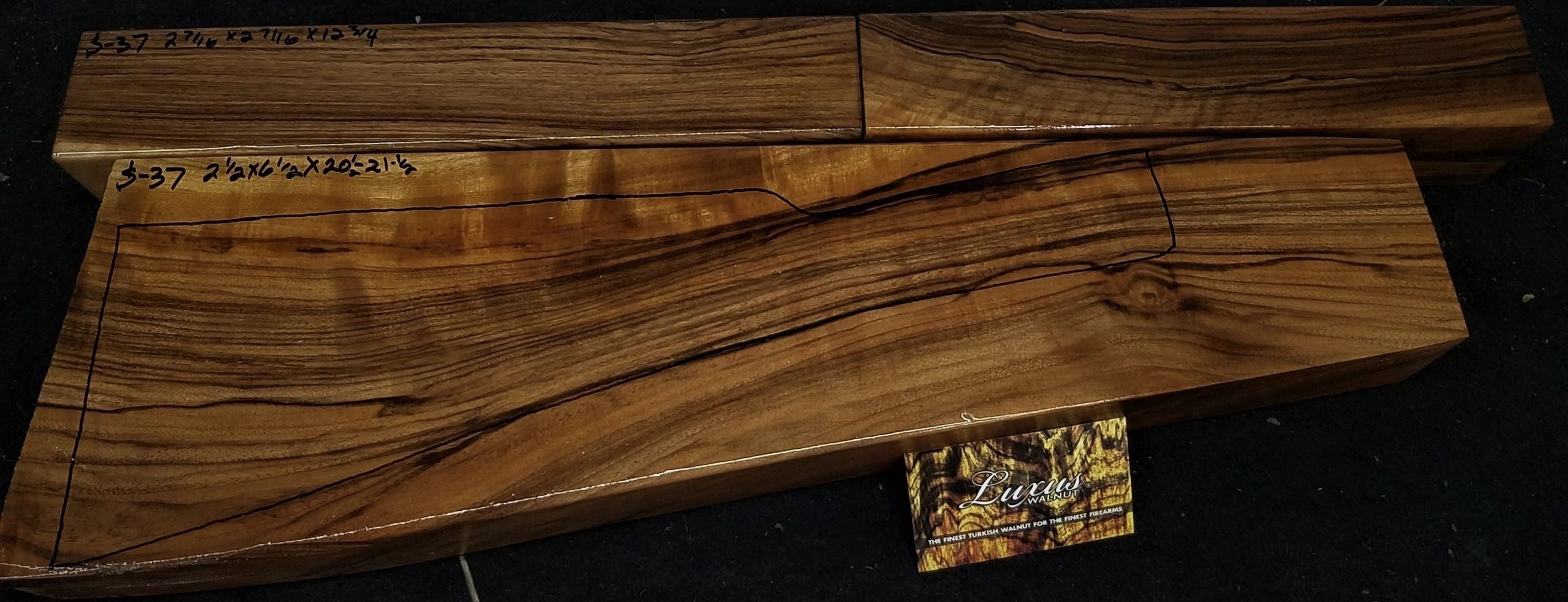 2-Piece Shotgun / Double Rifle Blank #S-37