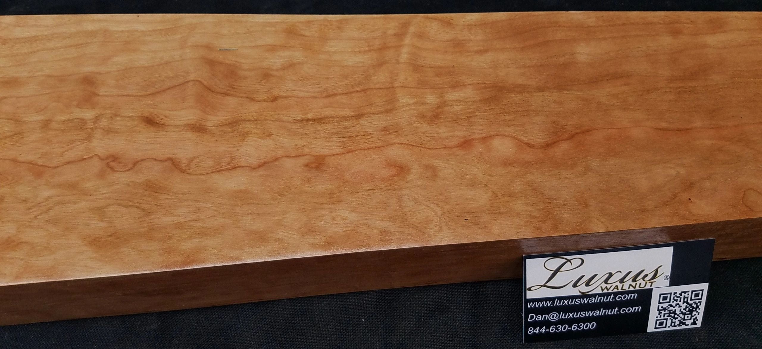 Stutzen/Mannlicher length Curly Cherry Rifle Blank # 1-501