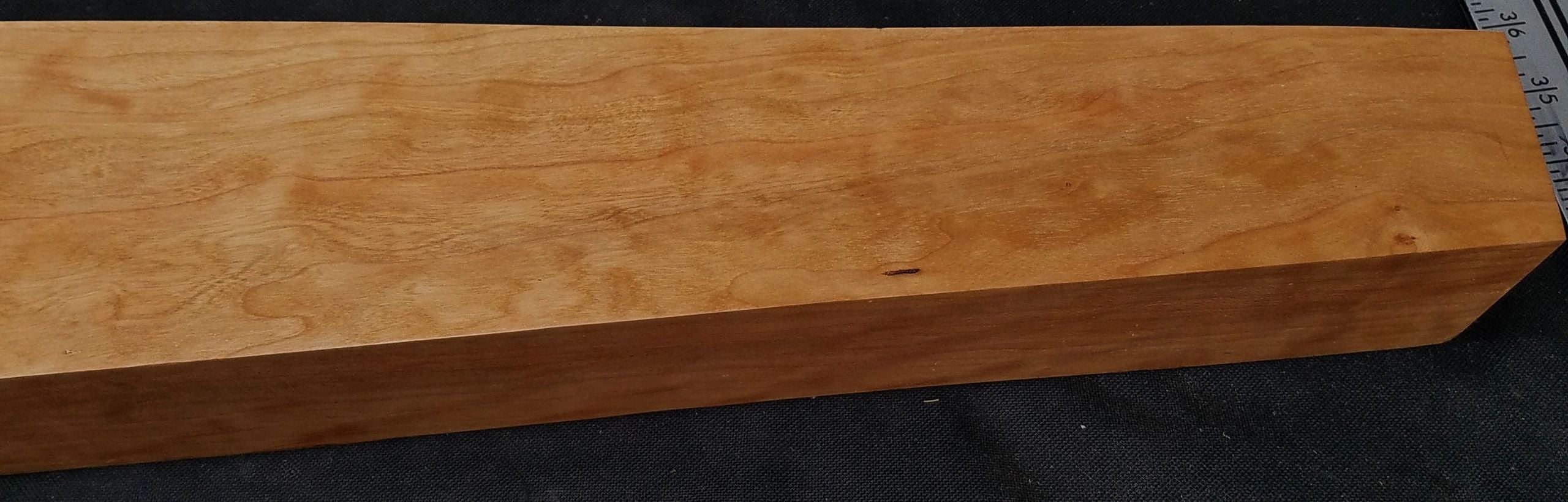 Stutzen/Mannlicher length Curly Cherry Rifle Blank # 1-501