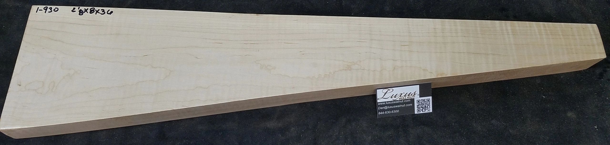 Maple rifle blank # 1-930