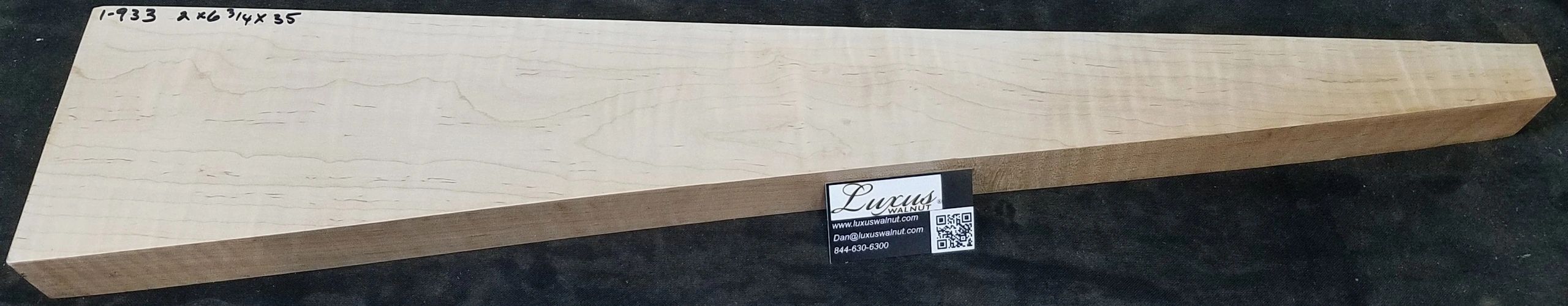 Curly Maple Rifle Blank #1-933