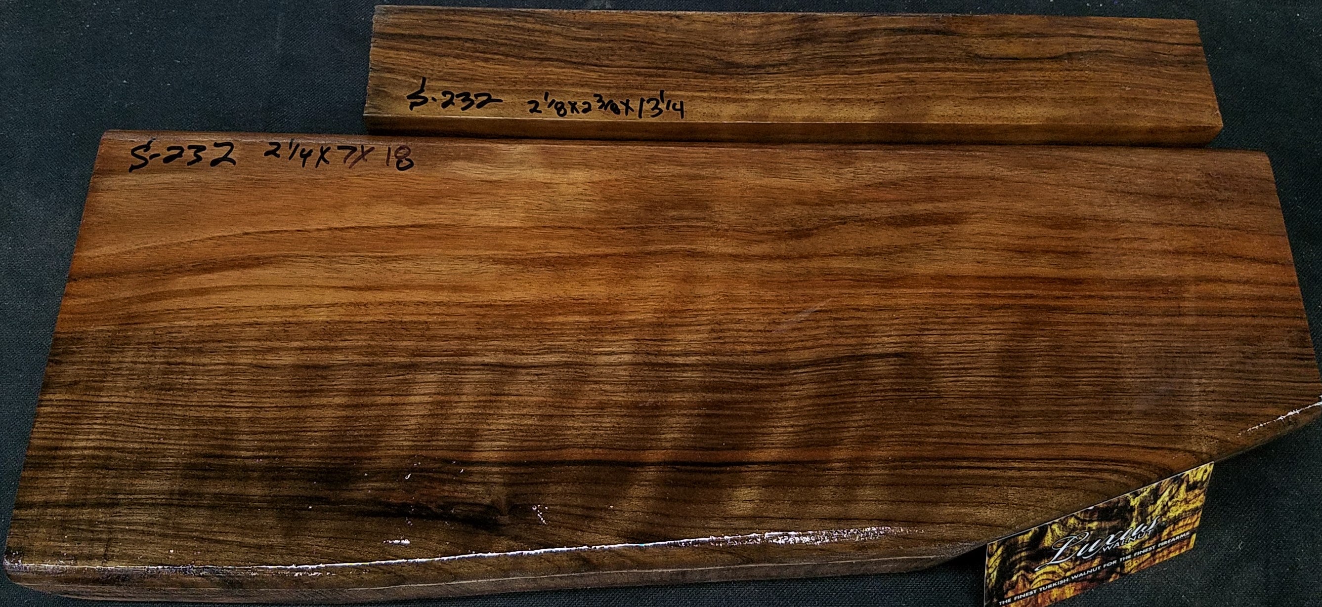 2-Piece Shotgun / Double Rifle Blank #2-232