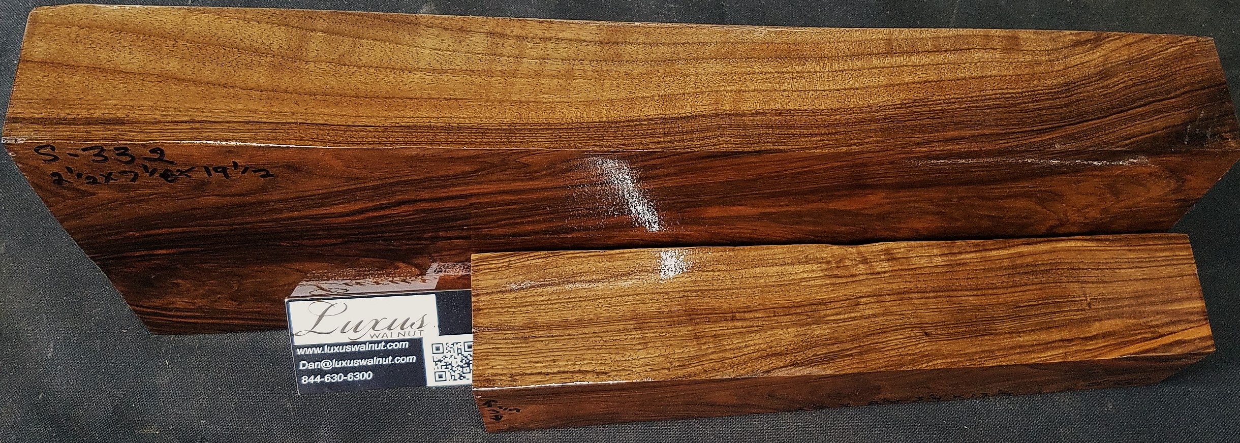 2-Piece Shotgun / Double Rifle Blank #S-322